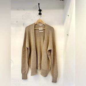 LAUREN MANOOGIAN Baby Alpaca Open Cardigan